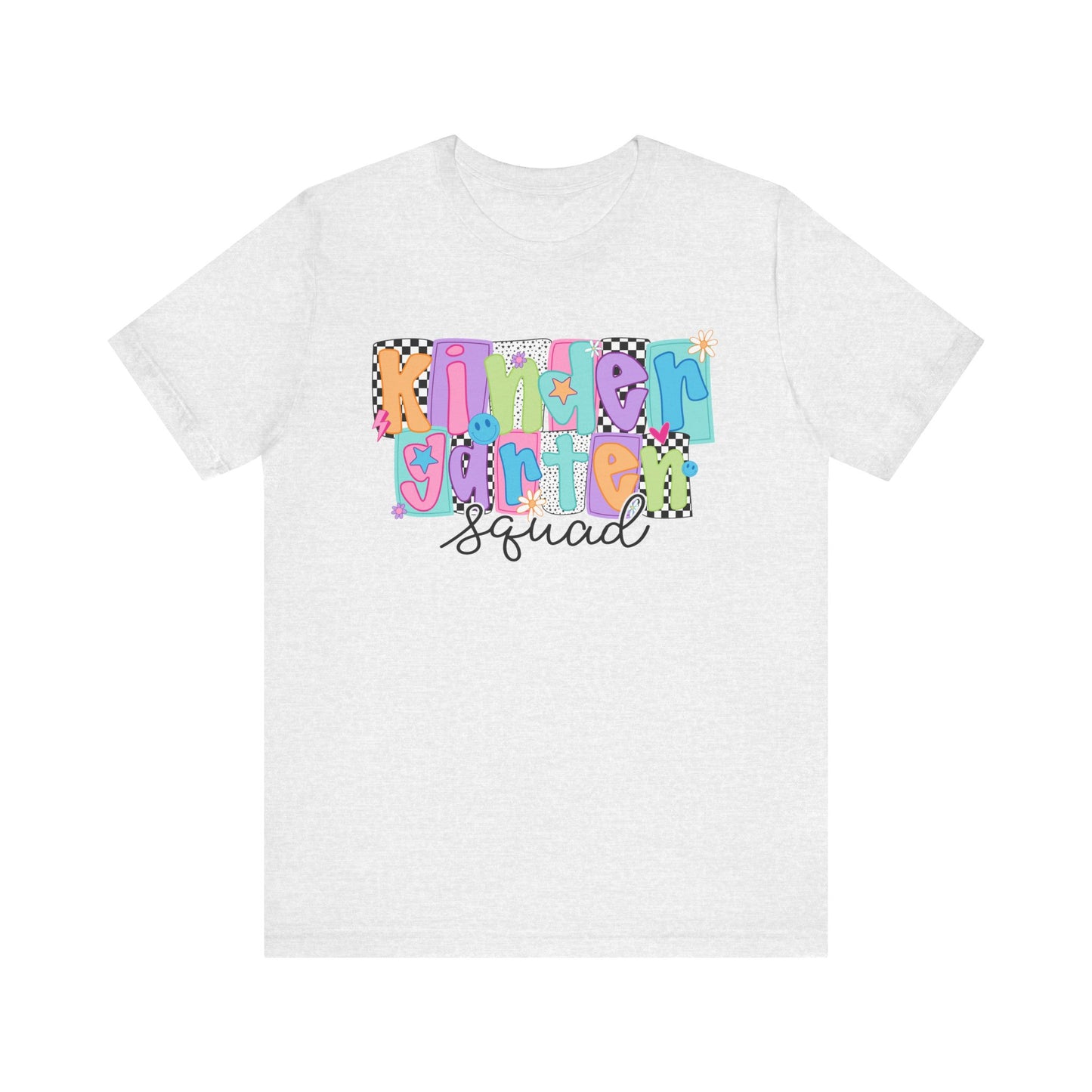 Kindergarten Squad T-Shirt, Teacher Gift, Cute Classroom Tee, Back to School, Kids Birthday Celebration