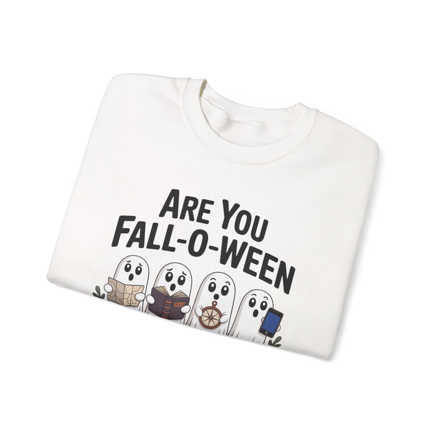Are you Fall-O-Ween Directions Halloween Unisex Heavy Blend™ Crewneck Sweatshirt