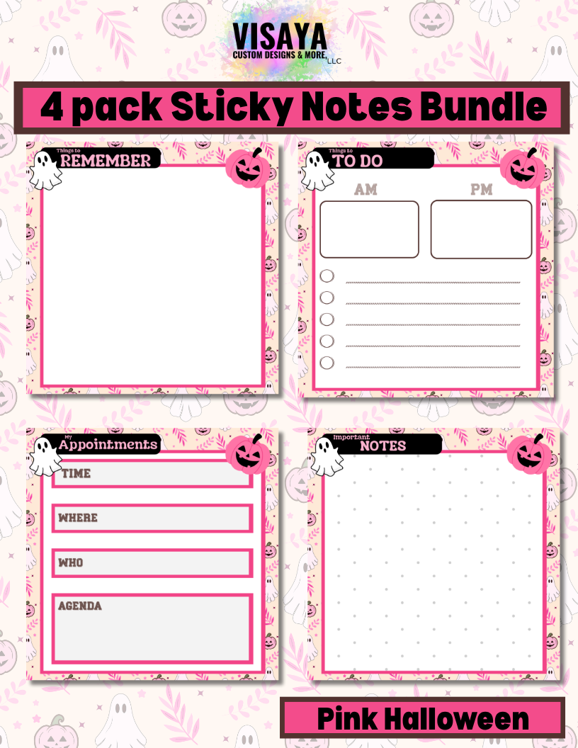 3.5 X 3.5 Custom Digital Sticky Notes