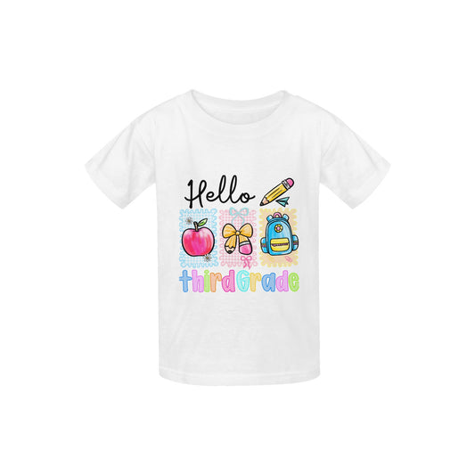 Back to School Youth Preppy Third Grade Tee